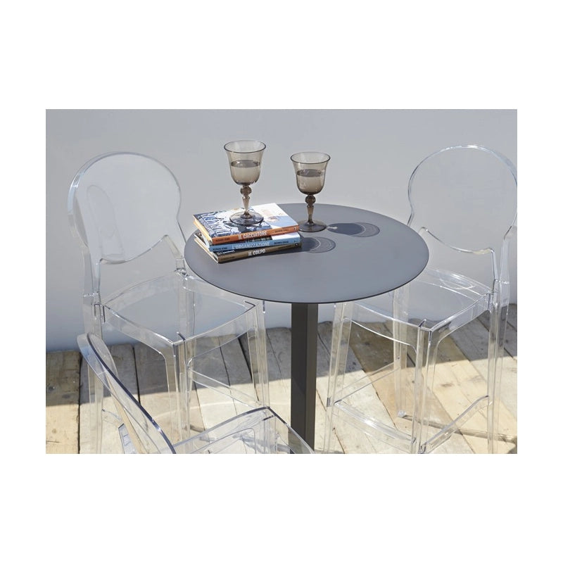 SET DUE SGABELLII IGLOO POLICARBONATO HT 65CM SCAB DESIGN - trasparente fume' 183