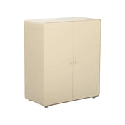 Credenza armadio metallo 2 ante, beige