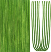 Fascioline di chenille in lana 50 pezzi - Verde chiaro - 60 cm - Fasce di supporto per filo - Arte artigianale - Struttura robusta - Steli per ricamo