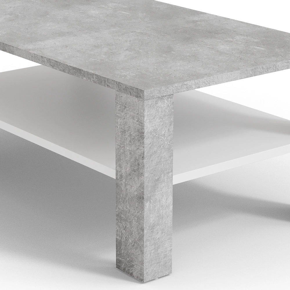 Vicco Tavolino da salotto Calcestruzzo 100 x 60 cm