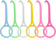 Strumento di rimozione dei retini 6 pezzi - rimozione invisibile dei denti - masticatori dei retini - set di strumenti di rimozione - gancho dentale - correttore orale - contenitore per rimozione - per retini invisibili - denti.