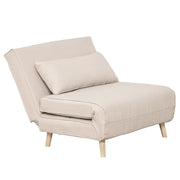 Poltrona Letto Reclinabile 3 in 1 ¨C zephmum ¨C Beige 94x78x80 cm