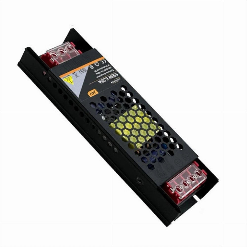 Trade Shop - Alimentatore Slim Stabilizzato 24v 150w Switch Trasformatore 6.25mha Fhyla150w24v -