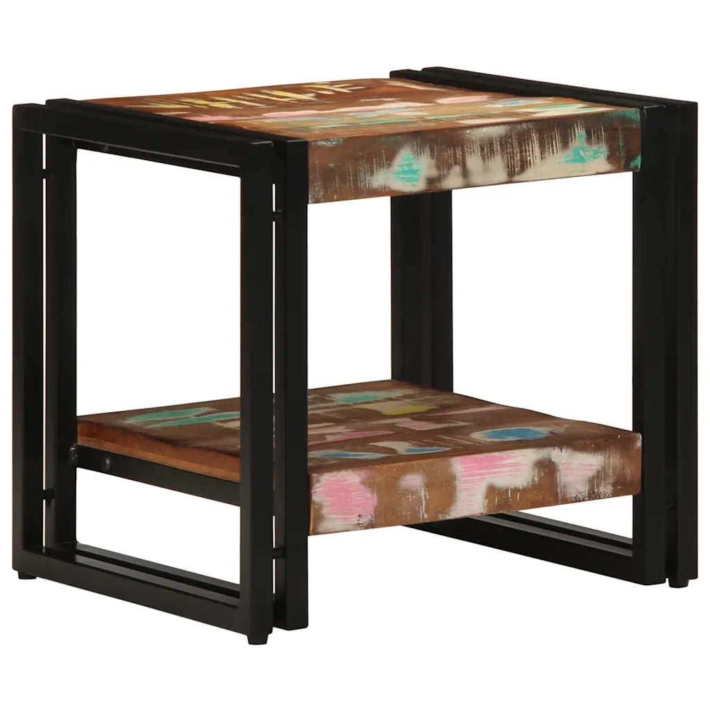Tavolino da salotto 40 x 40 x 38 cm Legno Recuperato Massello 4102726
