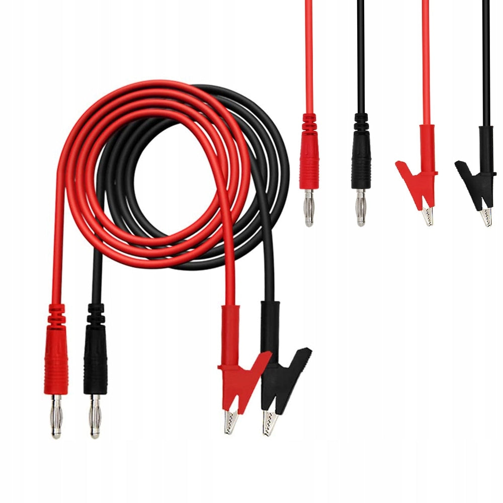 Set di Misurazione: Multimetro Digitale XL830L + Cavi con Coccodrilli 100cm | 1000V 15A