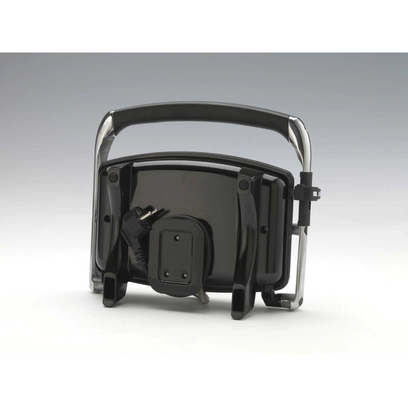 Piastra elettrica antiaderente - Per toast e sandwich - 1000W - Argento