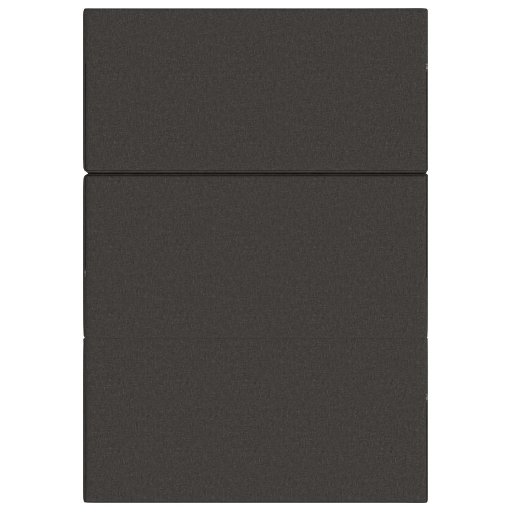 Divano Letto Pieghevole 120 x 67 x 45 cm Grigio Scuro 900209