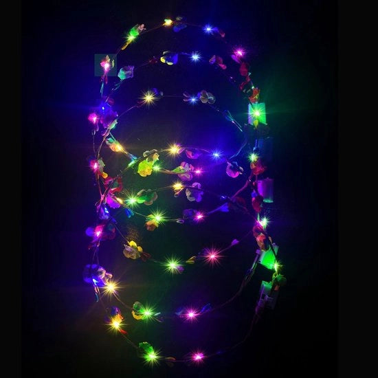 Decorazione per Capelli Opacizzante con LED per Donne e Bambini - Decorazione per Feste - 6 Pezzi - Leggero