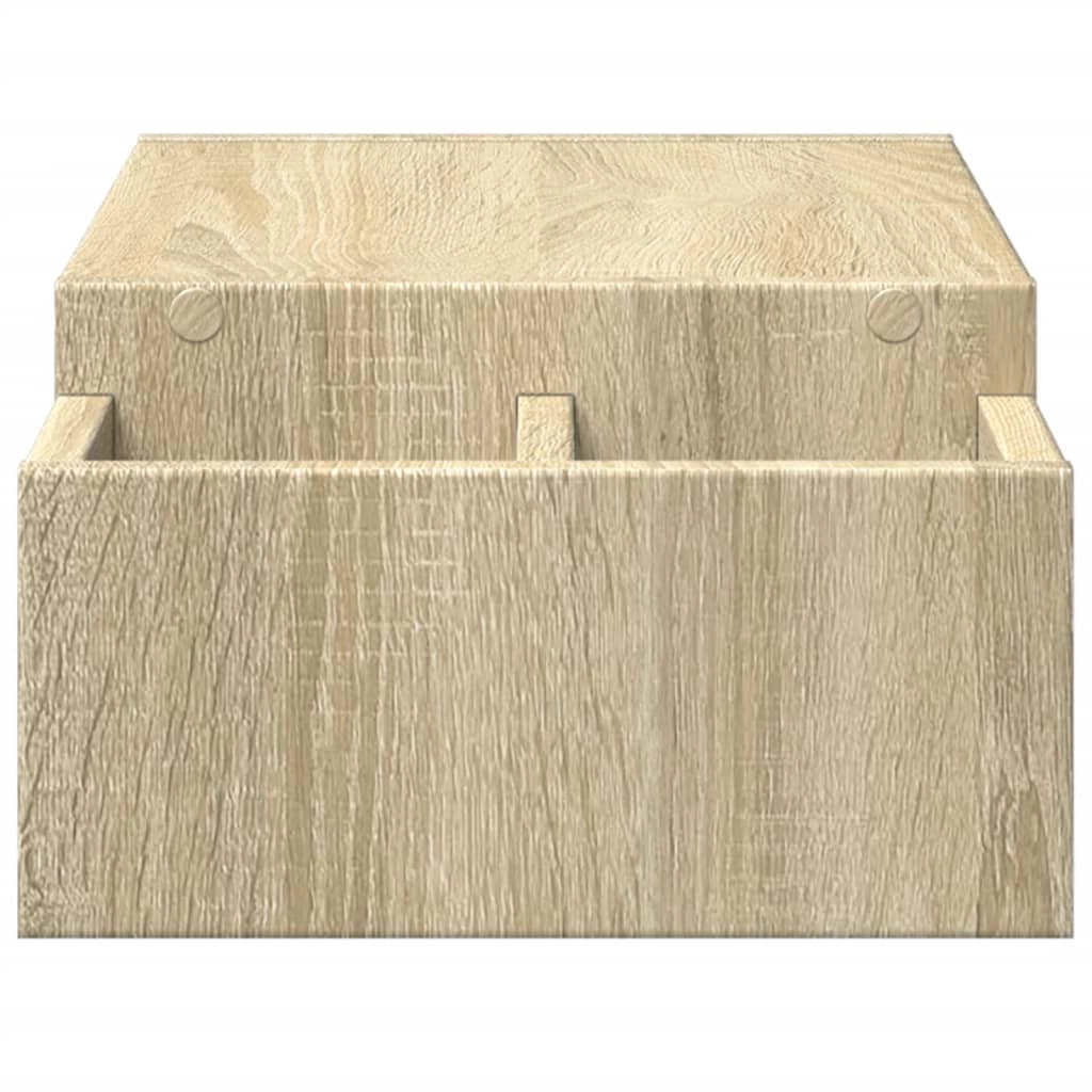 Supporto per monitor mobile da scrivania e mobile contenitore legno ingegnerizzato Sonoma marrone 02_0044960