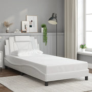 Giroletto con Testiera Bianco 100x200 cm in Similpellecod mxl 115082