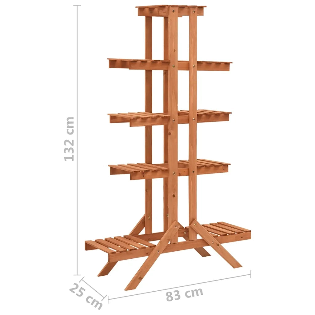 Supporto per piante | Sostegno per piante 83x25x132 cm in Legno Massello di Abete