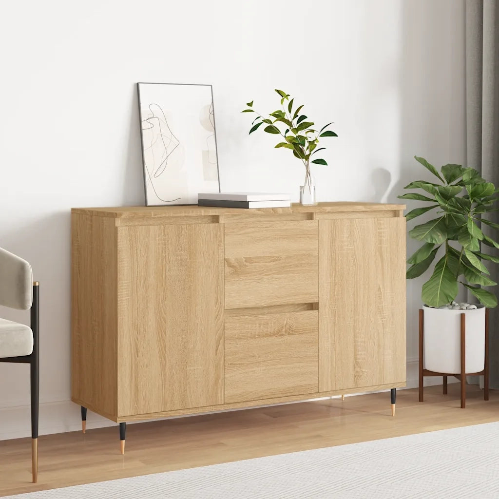 Credenza | Madia | Buffet da pranzo | Armadio da pranzo Rovere Sonoma 101,5x35x70 cm in Legno Multistrato