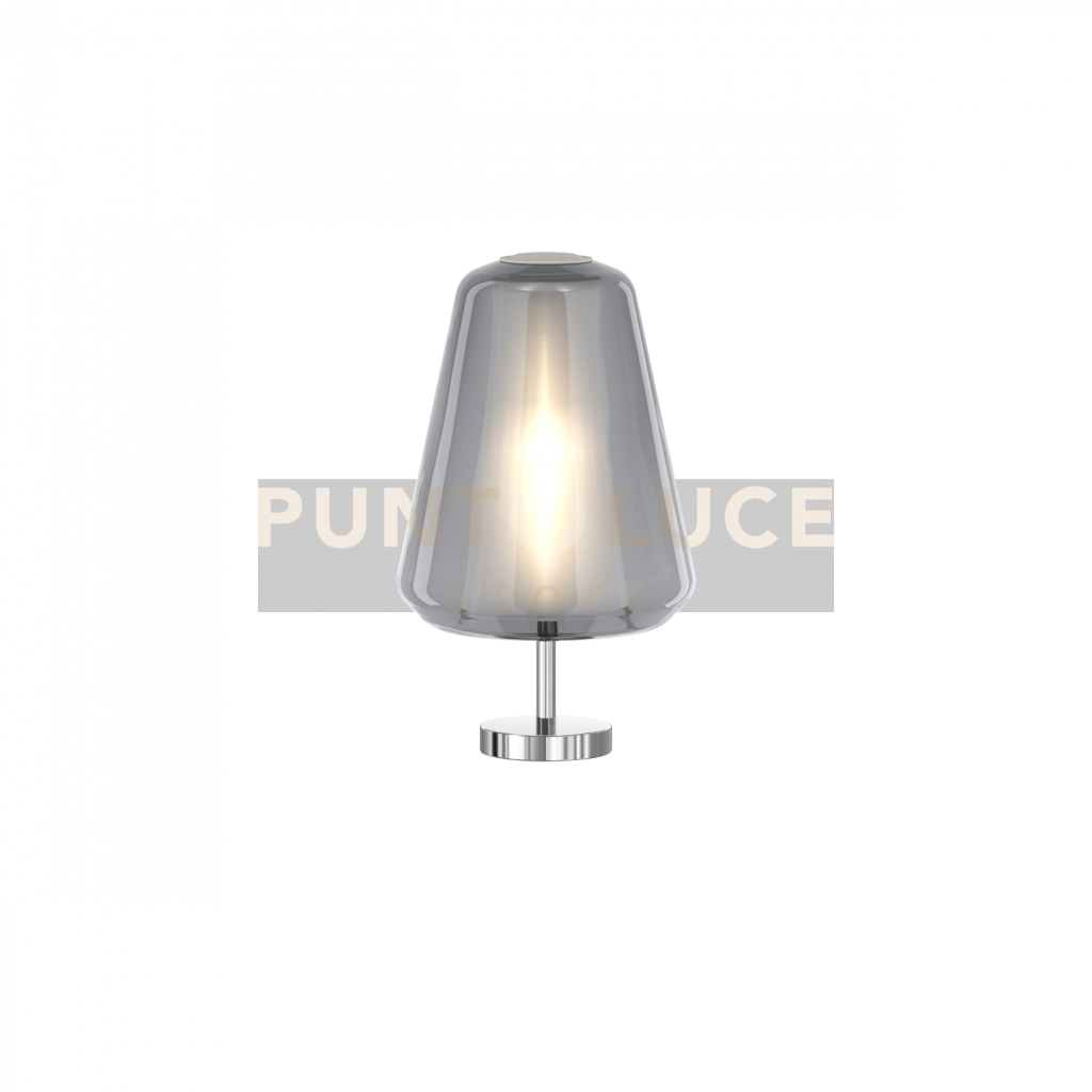 LUMETTO CROMO VETRO GAMMA FUME 1176CR-P GAMMA-FU