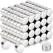 150 pezzi di magneti in acciaio neodymium forti magneti extra forti magneti mini rotondi per magnetobord, frigorifero, whiteboard, foto, bacheca, ufficio