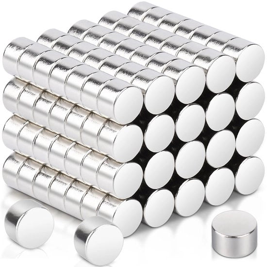 150 pezzi di magneti in acciaio neodymium forti magneti extra forti magneti mini rotondi per magnetobord, frigorifero, whiteboard, foto, bacheca, ufficio