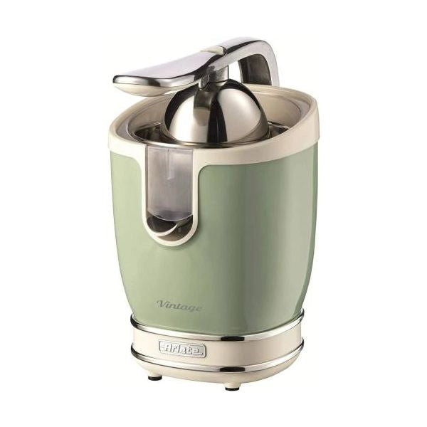 Ariete 413 spremiagrumi elettrico con leva - salvagoccia - motore silenzioso - 85 watt - design vintage - verde - ARI413VE