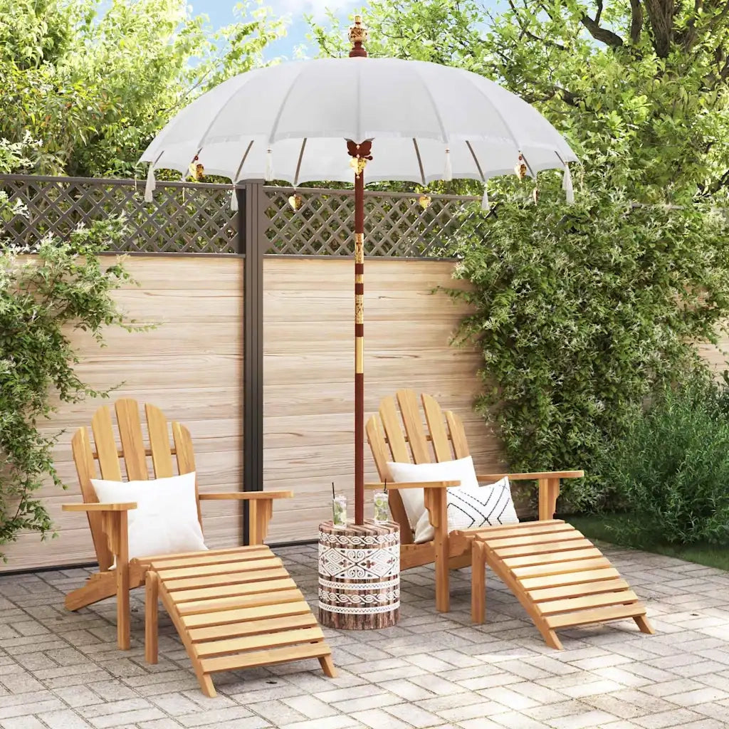 Ombrello balinese con base 260 180-190 cm