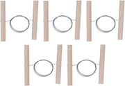 Kit di snidere per fili in acciaio inossidabile - 5 pezzi - maniglia in legno - per taglio dei fili - per scultura - forme di snidere per fili