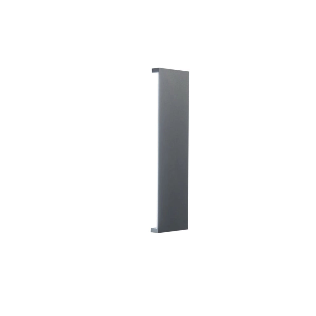 APPLIQUE BIEMISSIONE LED RIBBON ANTRACITE 12W 1600LM 4000K IP65 11,5X2,6X42CM