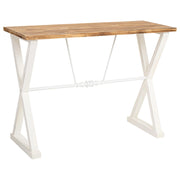 Console in legno e metallo laccato bianco 106x40x76,5h cm