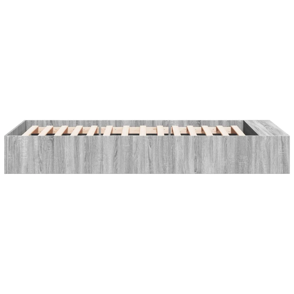 Giroletto-Struttura Letto Grigio Sonoma 75x190 cm in Legno Multistrato 987758