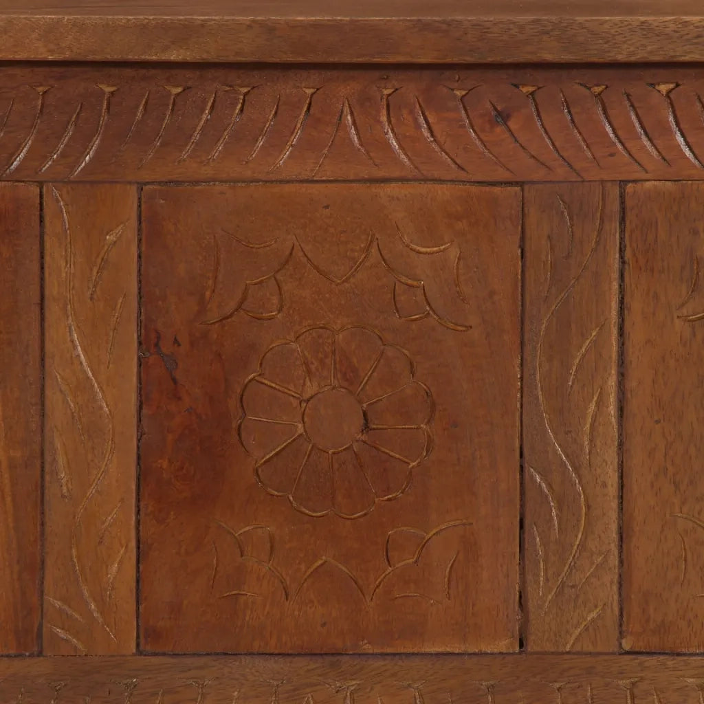 Scatola Portaoggetti 110x30x40 cm in Legno Massello di Mango cod mxl 68844