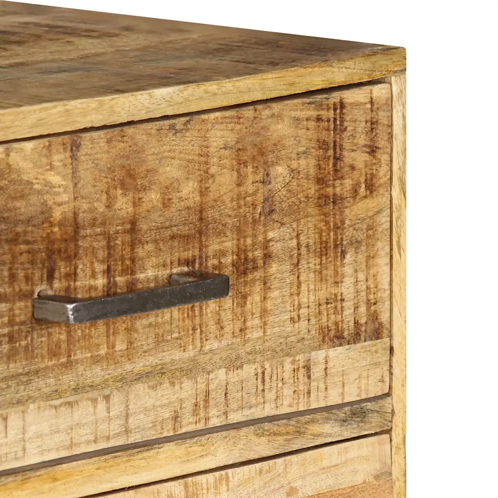 Cassettiera 45x35x106 cm in Legno Massello di Mango 247806