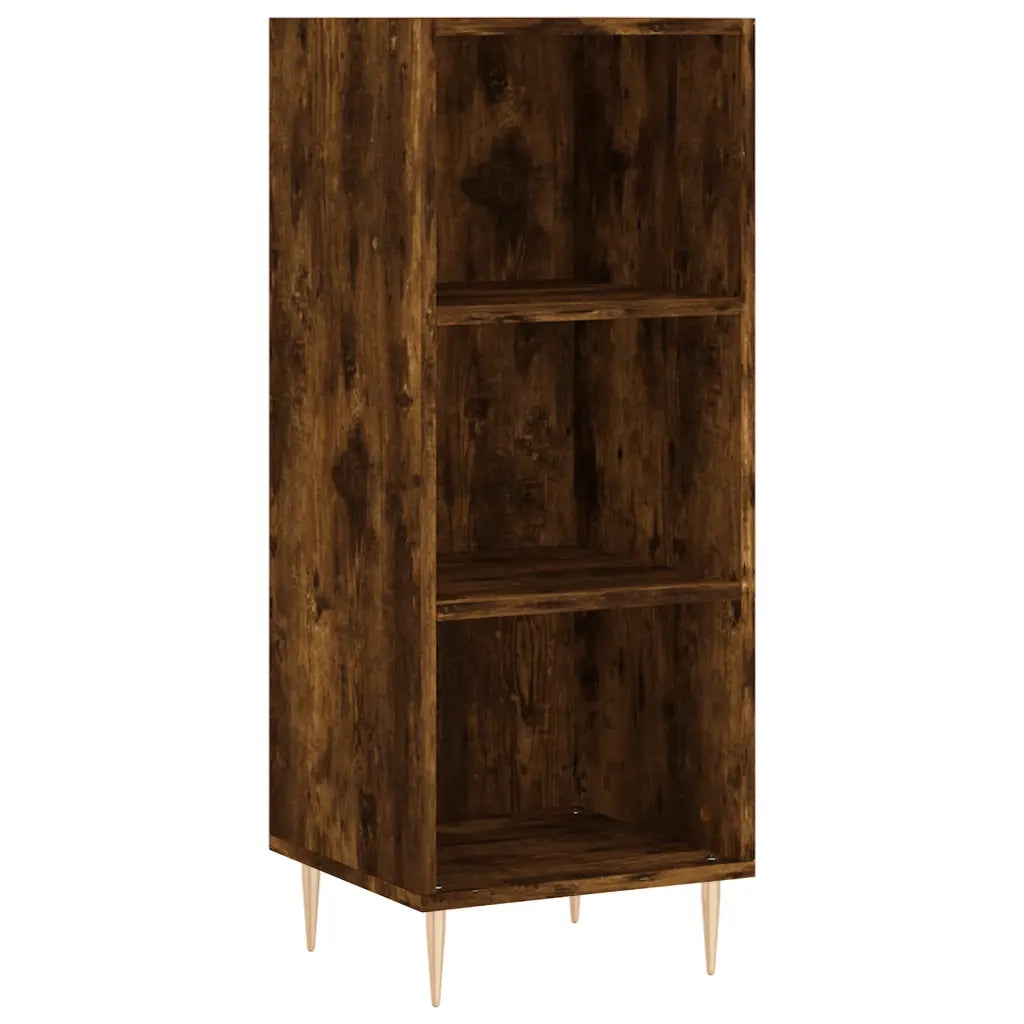 Credenza Rovere Fumo 34,5x34x180 cm in Legno Multistrato 3199358
