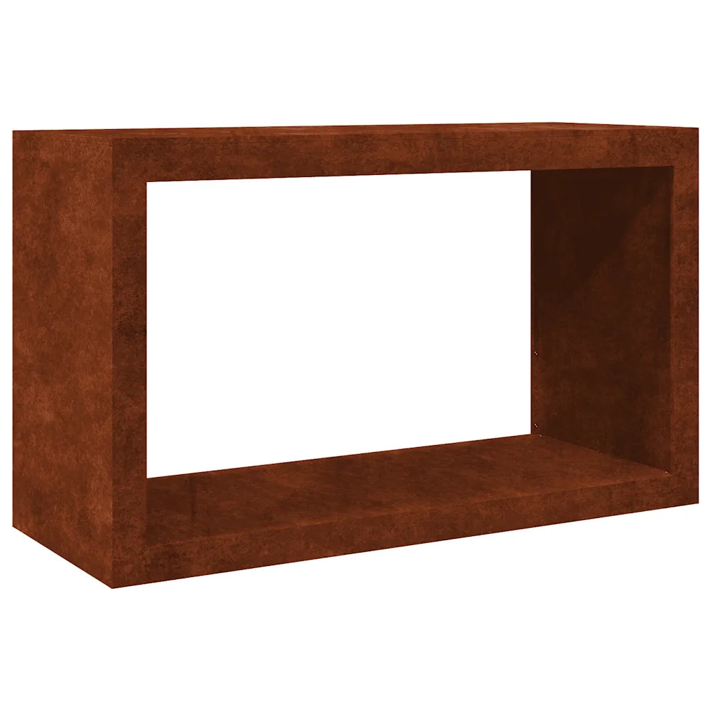 Rack per Legna da Ardere 100x40x60 cm in Acciaio Corten CFW7572102