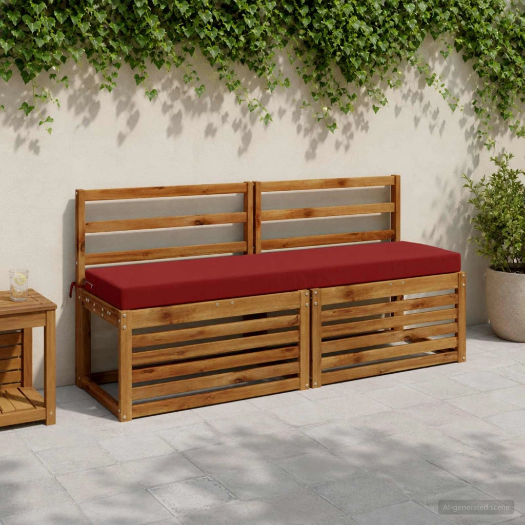 Cuscino per panchina SOEST 100% Poliestere Rosso Vino 949948