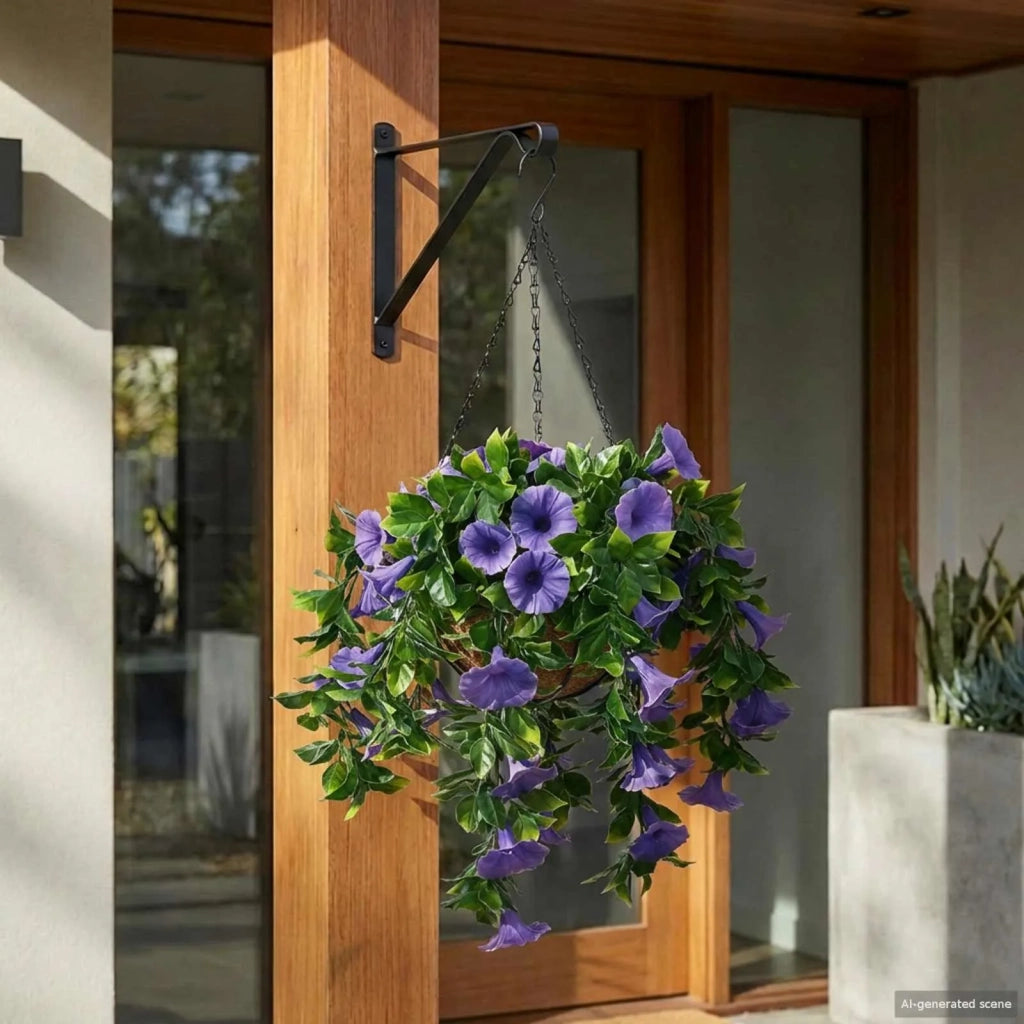 Fiori Artificiali Viola 66 x 75 x 70 cm PE e Acciaio 42042383