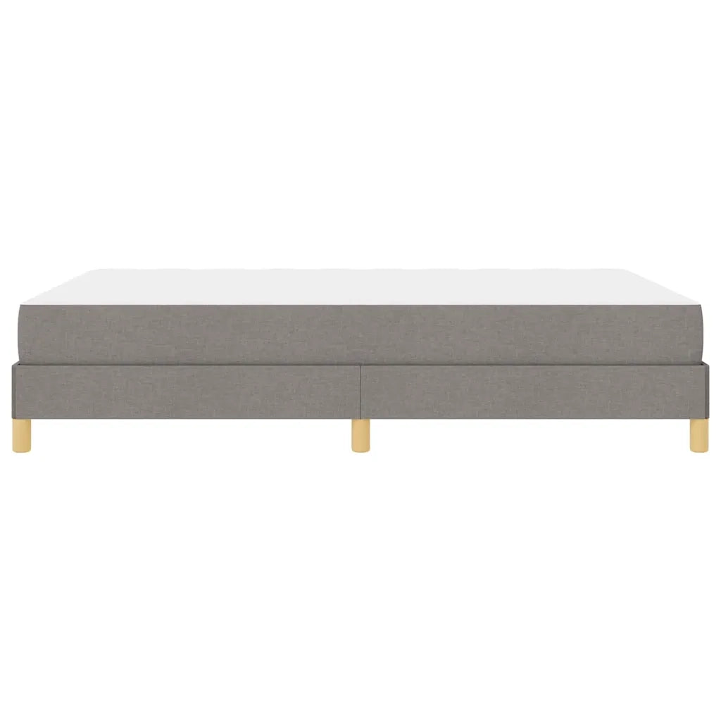 vidaXL Letto a molle Tortora e Marrone 140 x 200 cm
