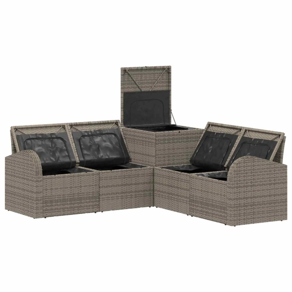 Set di divani 5 pz Grigio e Grigio Scuro 3447780