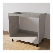 Base da lavello da incasso con Le Seguenti Misure l=90 cm p=55,5 cm h=72 cm Colore Cemento con spedizione in Kit senza Ante