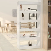 Libreria/Divisorio Bianco Lucido 80x30x166 cm in Truciolato 811724