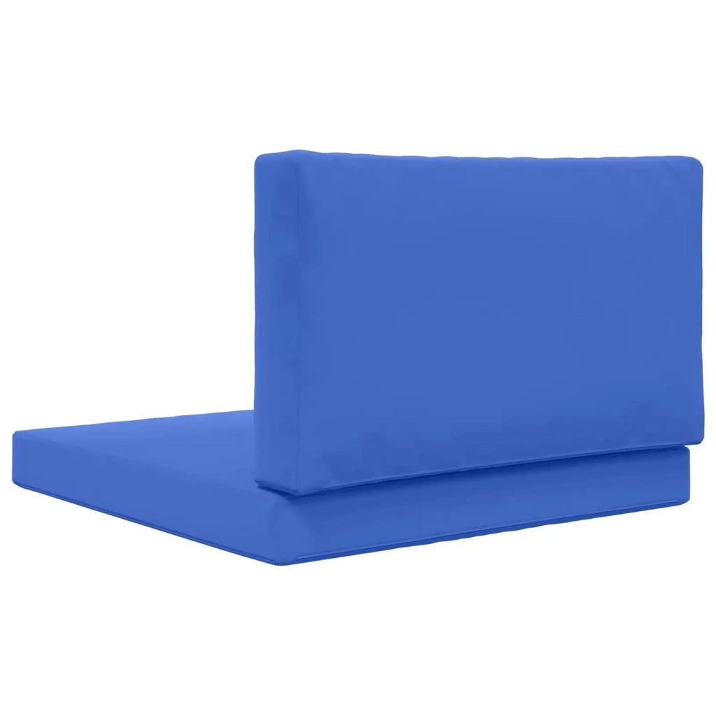 Cuscino per divano da esterno 2 pcs Blu Reale Poliestere