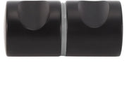 Maniglia per porta bagno in alluminio - 2,9 cm diametro foro - 6 x 2,9 cm dimensioni - maniglia per porta