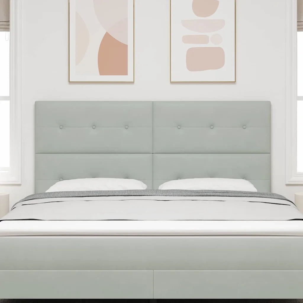 Testiera Grigio chiaro 180 cm Velluto 3337854
