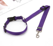 Cinturoni di sicurezza per animali domestici, cavi in nylon, cinturoni di sicurezza per la zona posteriore, collari per cani regolabili, accessori per animali domestici, Blu, 35-47,5*42,5-75cm