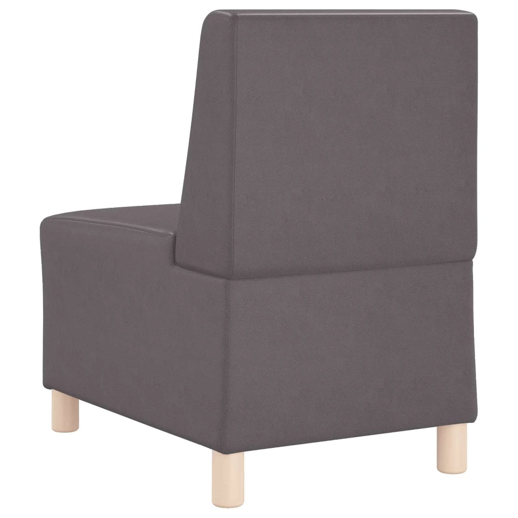 | Unità di Divano Modulare Senza Braccioli | Grigio 55 x 74 x 82 cm 4108490