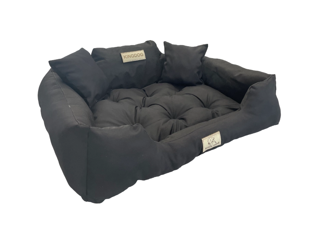 AIO FACTORY 130x105 cm KINGDOG Cuccia per cani impermeabile personalizzabile Nero