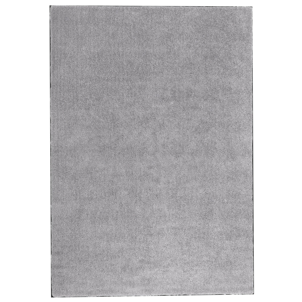 Tappeto Shaggy Grigio Chiaro 160 x 230 cm Moderno Tappeto Rettangolare Trapuntato a Pelo Lungo