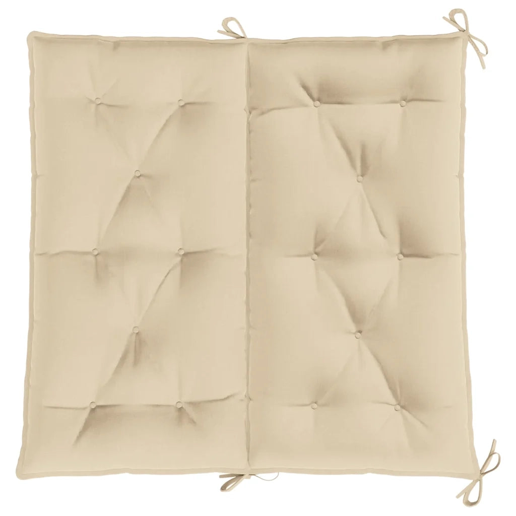 Cuscino per Panca Beige 100x(50+50)x7cm in Tessuto Oxford