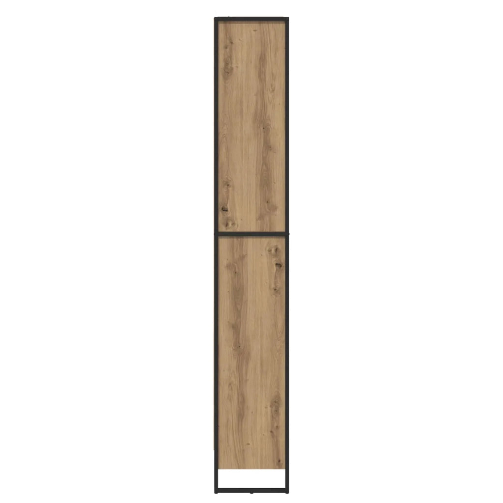 Armadio per Libri 2 pcs Rovere Artigianale 80 x 30 x 189,5 cm