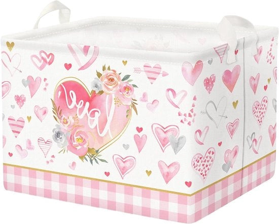 Cassetti per giocattoli e abiti per bambine - Scatole di archiviazione rettangolari per giocattoli e vestiti in camera da letto dei bambini (40 x 30 x 30 cm)