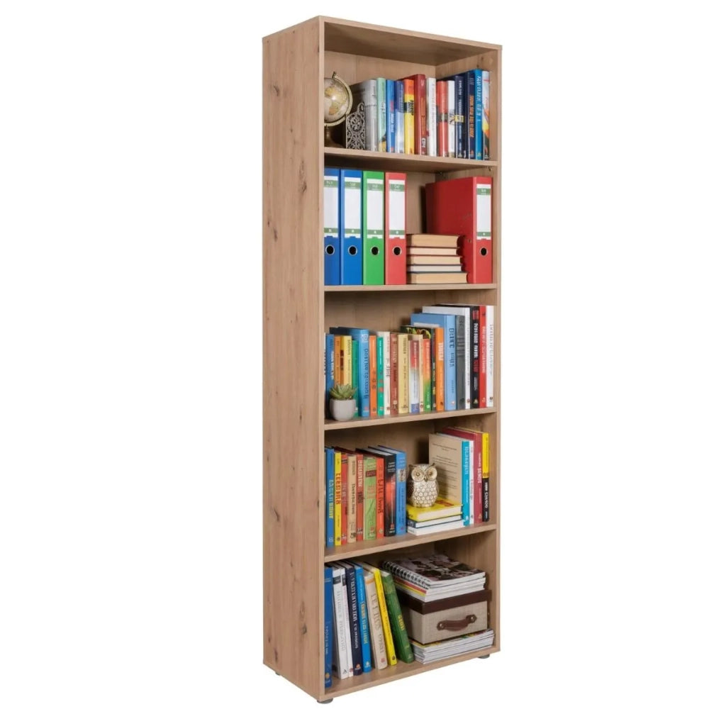 LIBRERIA 5 VANI ROVERE ARTISAN PER STUDIO, CAMERETTA L.69 P.35 H.200 cm