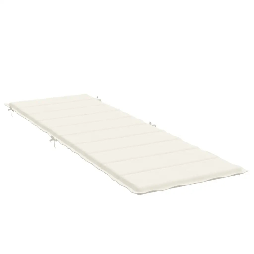 Cuscino per Lettino Prendisole Crema Mélange 186x58x4cm Tessuto 4002478