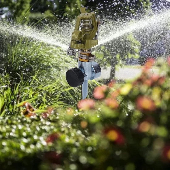 Kit di Aspirazione per Erbaccio - Aspiratore per Giardino con Rotazione 360 Gradi - Bicchiere G3/4 Interno - 4 Set