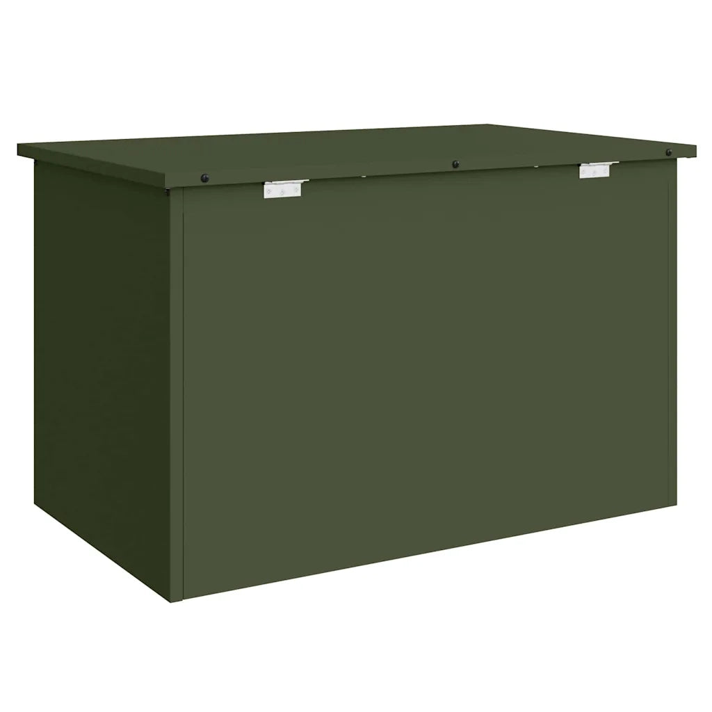 vidaXL Scatola di Stoccaggio Esterno Oliver verde 80 x 50.5 x 50 cm