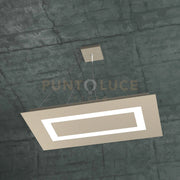 CARPET SOSPENSIONE RETTANGOLARE MEDIA 4 LUCI SABBIA 1137-SRM-SA